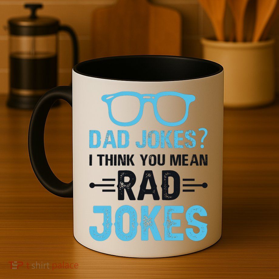 Rad Jokes Funny Dad Joke Coffee Mug