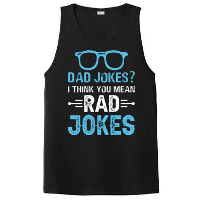 Rad Jokes Funny Dad Joke PosiCharge Competitor Tank