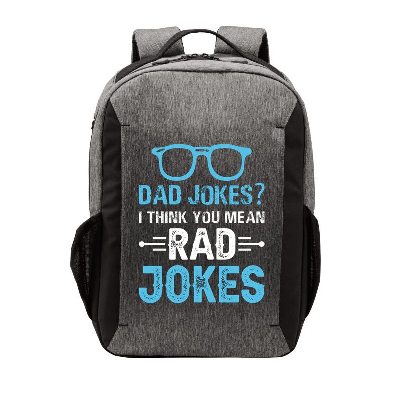 Rad Jokes Funny Dad Joke Vector Backpack