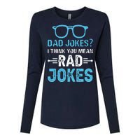 Rad Jokes Funny Dad Joke Womens Cotton Relaxed Long Sleeve T-Shirt