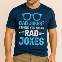 Rad Jokes Funny Dad Joke Cooling Performance Crew T-Shirt