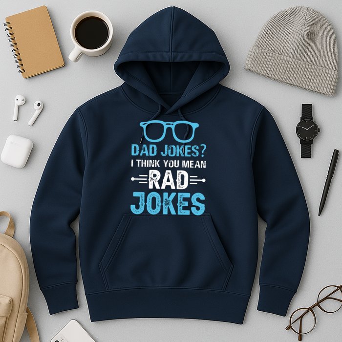 Rad Jokes Funny Dad Joke Hoodie