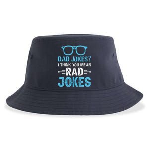 Rad Jokes Funny Dad Joke Sustainable Bucket Hat