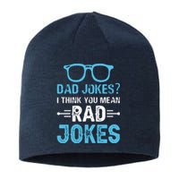 Rad Jokes Funny Dad Joke Sustainable Beanie