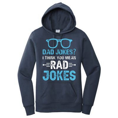 Rad Jokes Funny Dad Joke Women's Pullover Hoodie