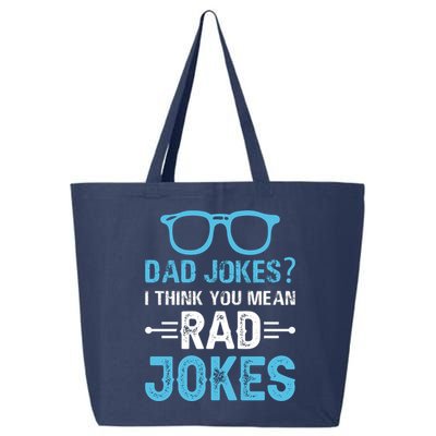 Rad Jokes Funny Dad Joke 25L Jumbo Tote