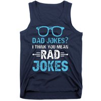 Rad Jokes Funny Dad Joke Tank Top