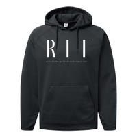 Rit Art Deco Performance Fleece Hoodie