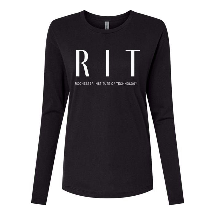 Rit Art Deco Womens Cotton Relaxed Long Sleeve T-Shirt