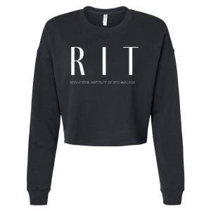 Rit Art Deco Cropped Pullover Crew