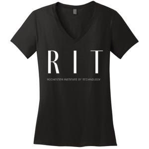 Rit Art Deco Women's V-Neck T-Shirt