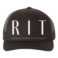 RIT Art Deco Style College Yupoong Adult 5-Panel Trucker Hat