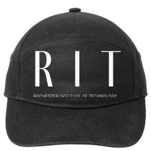 RIT Art Deco Style College 7-Panel Snapback Hat