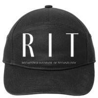 RIT Art Deco Style College 7-Panel Snapback Hat