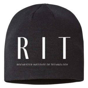 RIT Art Deco Style College Sustainable Beanie