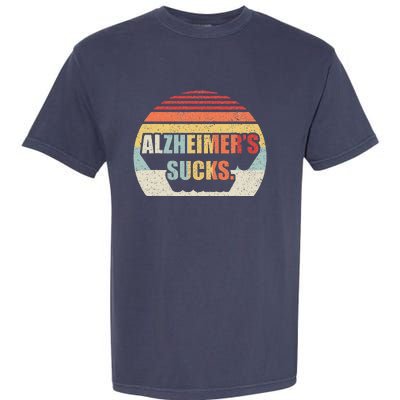 Retro Alzheimers Dementia Alzheimer Disease Awareness Garment-Dyed Heavyweight T-Shirt