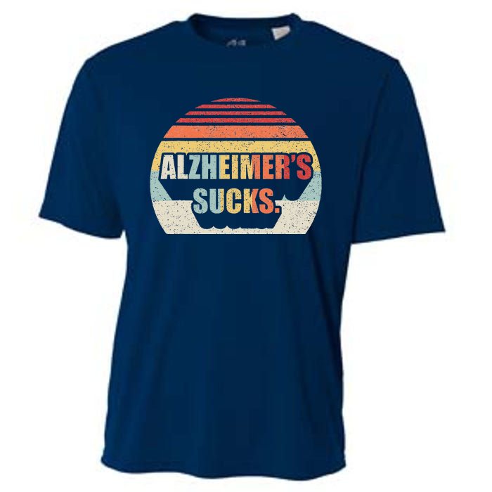 Retro Alzheimers Dementia Alzheimer Disease Awareness Cooling Performance Crew T-Shirt