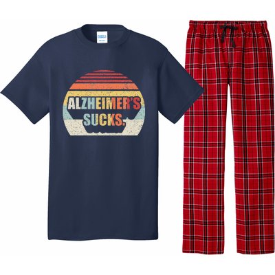 Retro Alzheimers Dementia Alzheimer Disease Awareness Pajama Set