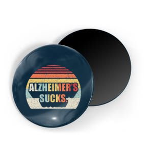 Retro Alzheimers Dementia Alzheimer Disease Awareness Magnet