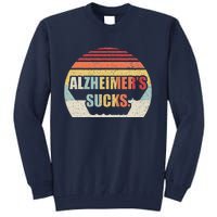 Retro Alzheimers Dementia Alzheimer Disease Awareness Tall Sweatshirt