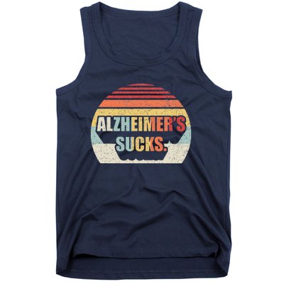 Retro Alzheimers Dementia Alzheimer Disease Awareness Tank Top