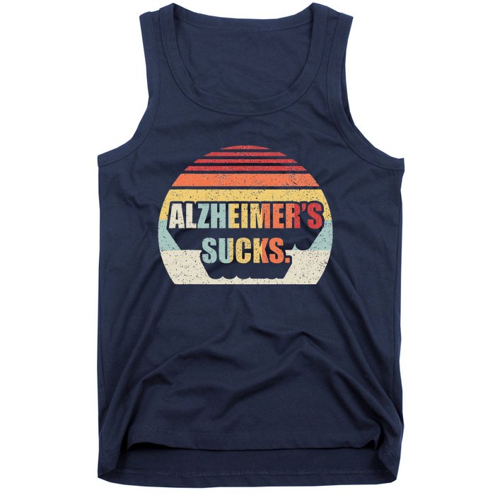 Retro Alzheimers Dementia Alzheimer Disease Awareness Tank Top