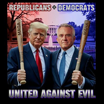 Republicans And Democrats United Against Evil Donald Trump Robert F Kennedy T-Shirt