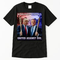 Republicans And Democrats United Against Evil Donald Trump Robert F Kennedy Tall T-Shirt