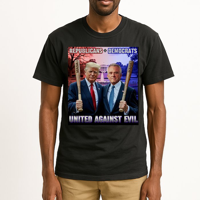 Republicans And Democrats United Against Evil Donald Trump Robert F Kennedy Tall T-Shirt