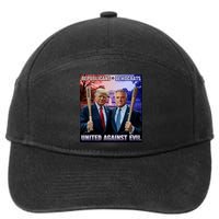 Republicans And Democrats United Against Evil Donald Trump Robert F Kennedy 7-Panel Snapback Hat