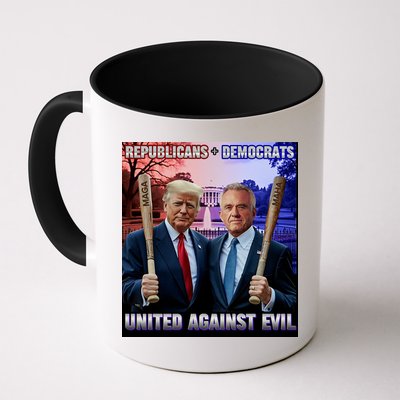 Republicans And Democrats United Against Evil Donald Trump Robert F Kennedy Mug