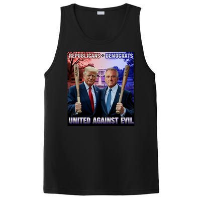 Republicans And Democrats United Against Evil Donald Trump Robert F Kennedy PosiCharge Competitor Tank