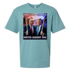 Republicans And Democrats United Against Evil Donald Trump Robert F Kennedy Sueded Cloud Jersey T-Shirt