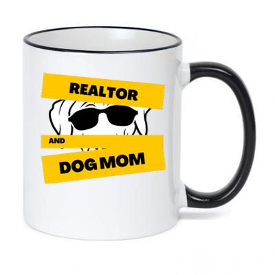 Realtor And Dog Mom Gift Ideas 11oz Black Color Changing Mug