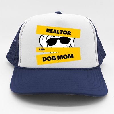 Realtor And Dog Mom Gift Ideas Trucker Hat