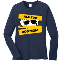 Realtor And Dog Mom Gift Ideas Ladies Long Sleeve Shirt