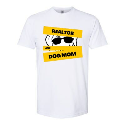 Realtor And Dog Mom Gift Ideas Softstyle® CVC T-Shirt