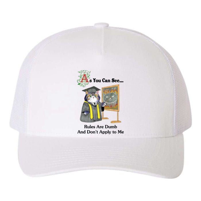 Rules Are Dumb Yupoong Adult 5-Panel Trucker Hat