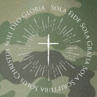 Reformation Anniversary Design With 5 Solas Cross Legacy Tie Dye Trucker Hat