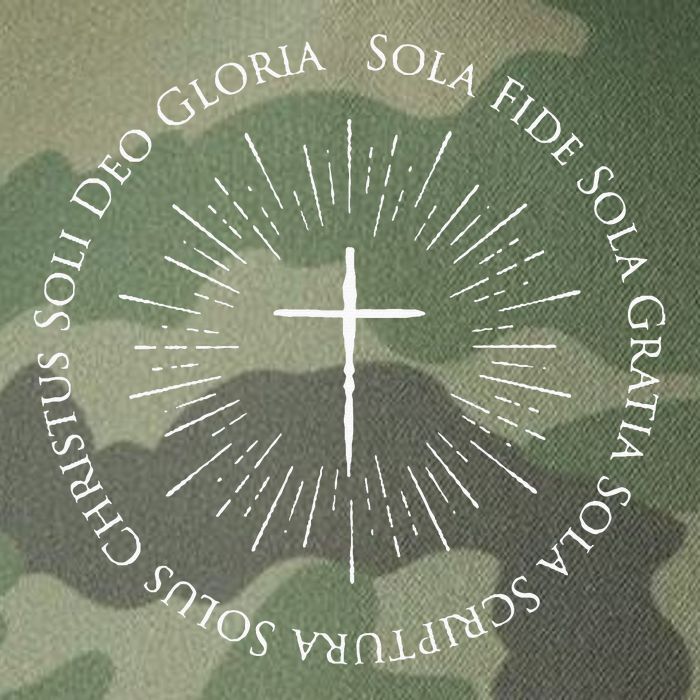Reformation Anniversary Design With 5 Solas Cross Legacy Tie Dye Trucker Hat