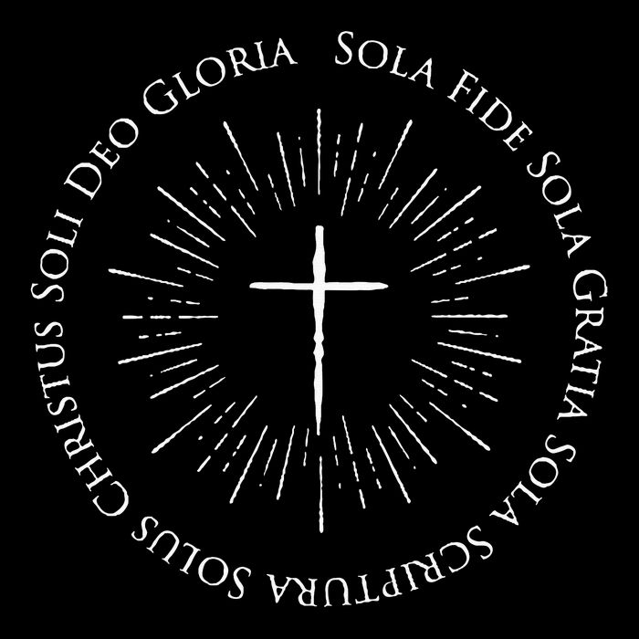 Reformation Anniversary Design With 5 Solas Cross 7-Panel Snapback Hat