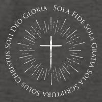 Reformation Anniversary Design With 5 Solas Cross Vector Backpack