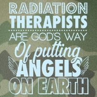 Radiation Therapists Are God's Way Of Putting Angels On Earth Legacy Tie Dye Trucker Hat
