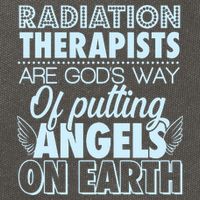Radiation Therapists Are God's Way Of Putting Angels On Earth Cotton Canvas Backpack