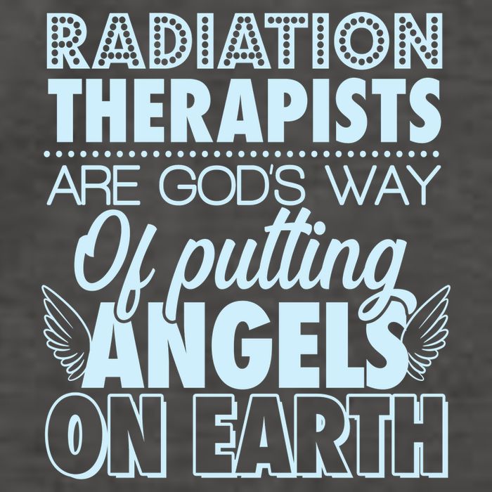 Radiation Therapists Are God's Way Of Putting Angels On Earth Vector Backpack