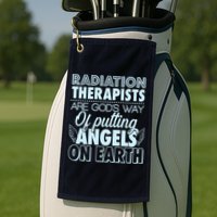 Radiation Therapists Are God's Way Of Putting Angels On Earth Golf Towel