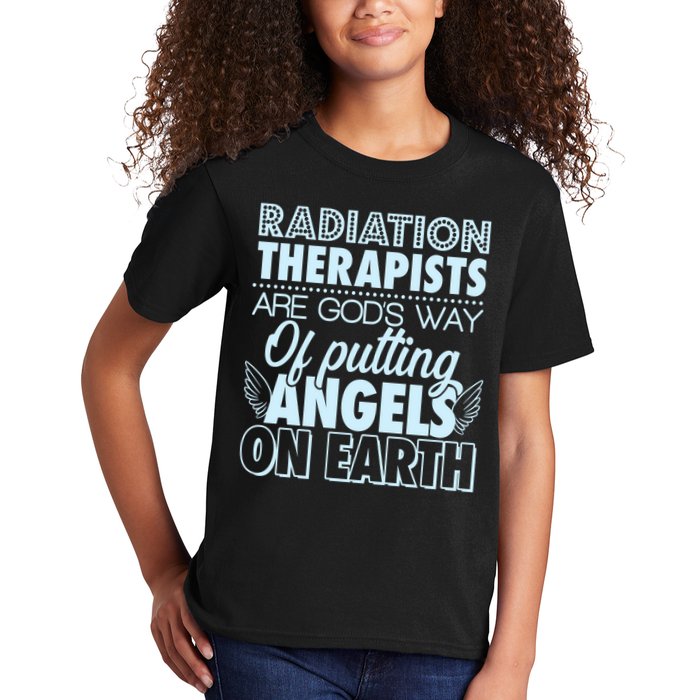 Radiation Therapists Are God's Way Of Putting Angels On Earth Kids T-Shirt