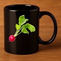 Radish 11oz C Handle Ceramic Mug