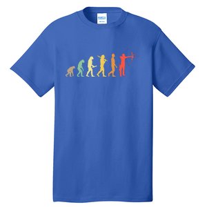 Retro Archery Evolution Gift For Archers & Bowmen Tall T-Shirt