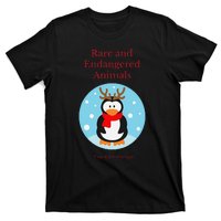 Rare And Endangered Animals The Rein Christmas Design T-Shirt